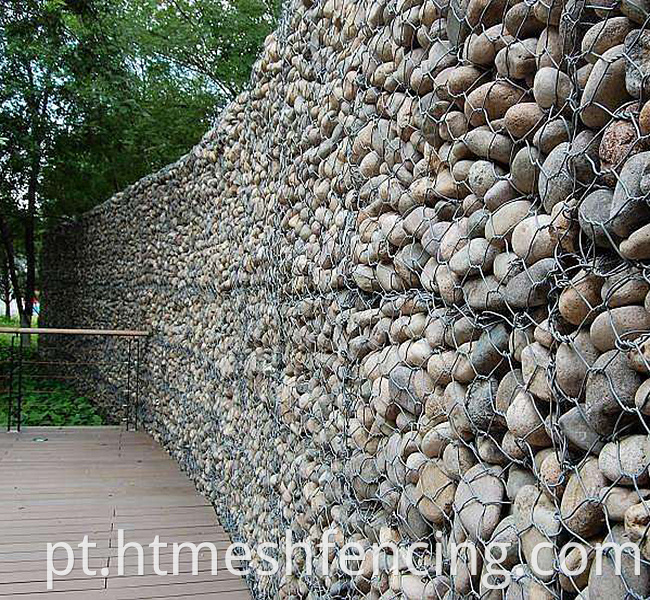 Malha de arame de gabion soldado de vendas a quente fábrica da fábrica